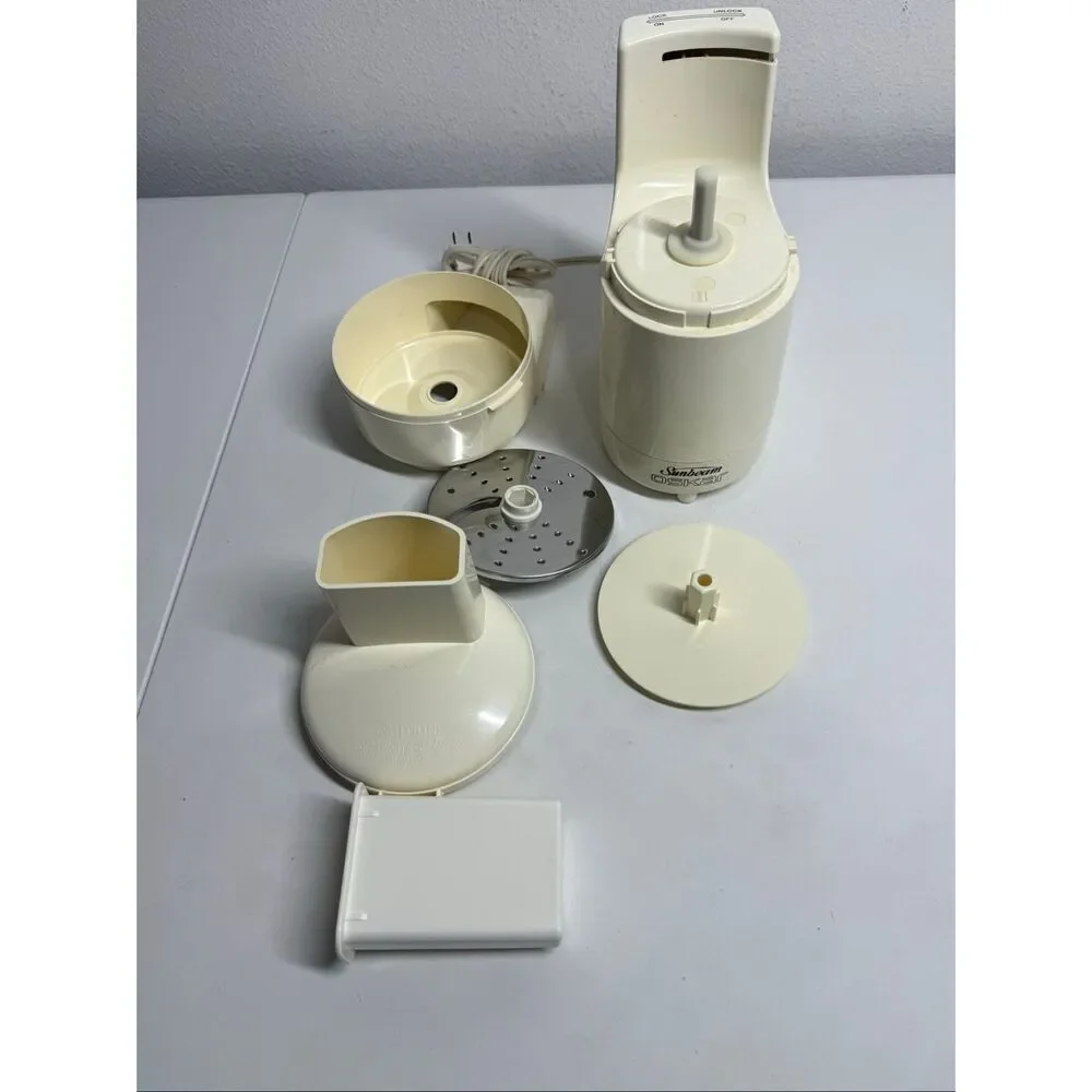 Sunbeam Oskar Food Processor 14081 With Accessories Works